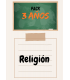 PACK DE LIBROS 3 AÑOS (RELIGIÓN)