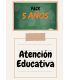 PACK DE LIBROS 5 AÑOS (ATENCIÓN EDUCATIVA)