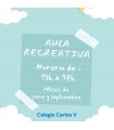AULA RECREATIVA MES COMPLETO