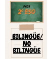 PACK DE LIBROS 2º ESO ( BILINGÜE/ NO BILINGÜE)