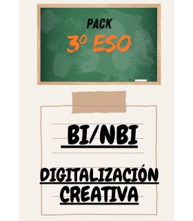 PACK DE LIBROS 3º ESO BI/NBI DIGITALIZACION CREATIVA