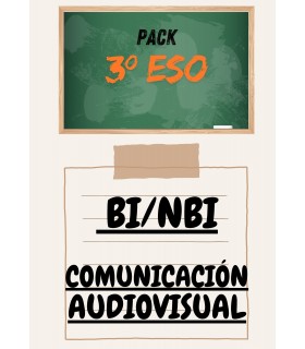 PACK DE LIBROS 3º ESO BI/NBI COMUNICACION AUDIOVISUAL
