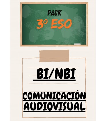PACK DE LIBROS 3º ESO BI/NBI COMUNICACION AUDIOVISUAL
