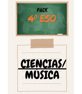 PACK DE LIBROS 4º ESO CIENCIAS  / MÚSICA