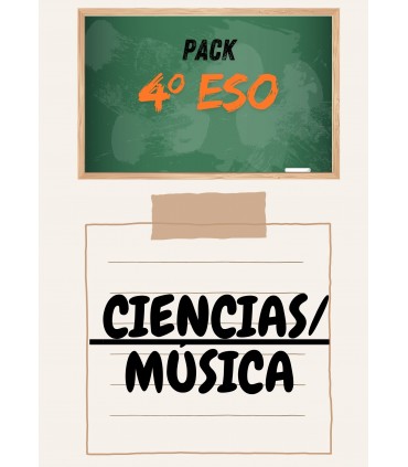 PACK DE LIBROS 4º ESO CIENCIAS  / MÚSICA