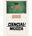PACK DE LIBROS 4º ESO CIENCIAS  / MÚSICA