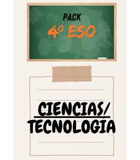 PACK DE LIBROS 4º ESO CIENCIAS  / TECNOLOGÍA