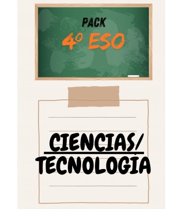PACK DE LIBROS 4º ESO CIENCIAS  / TECNOLOGÍA