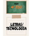PACK DE LIBROS 4º ESO LETRAS  / TECNOLOGÍA